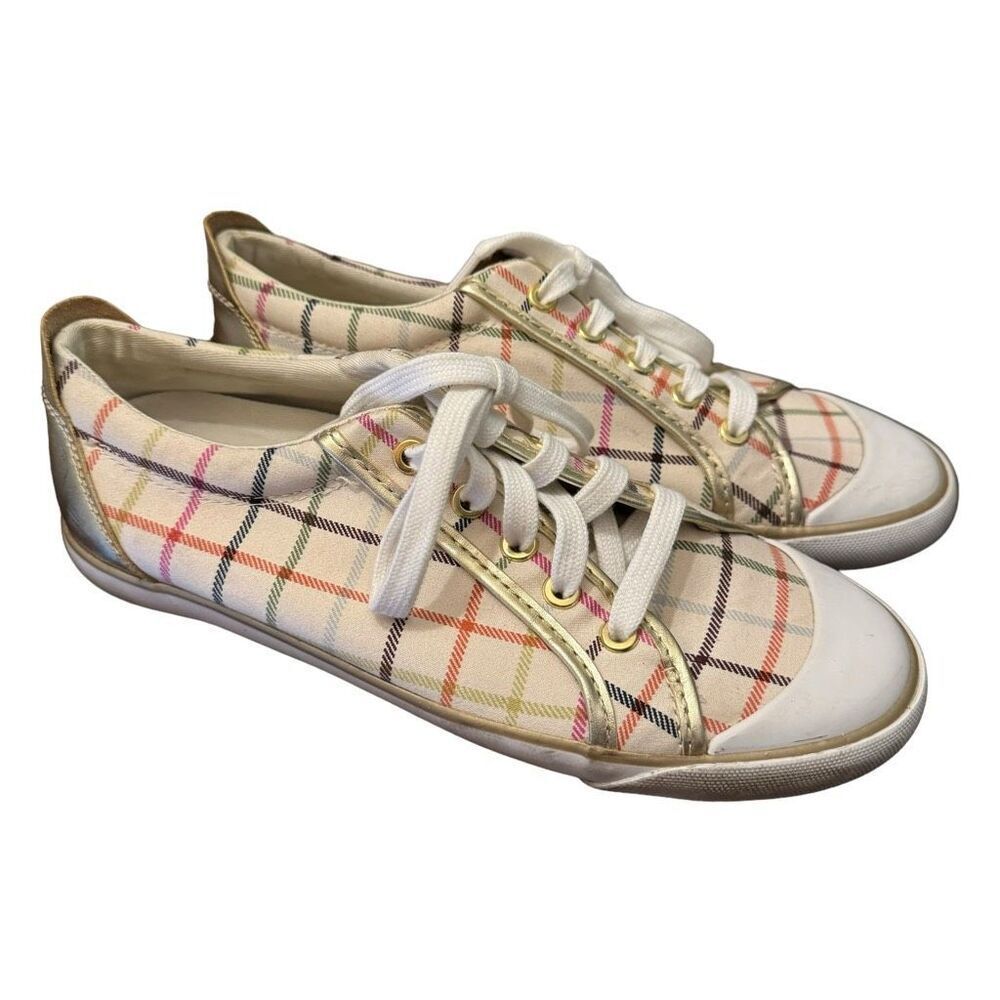 Coach Plaid Sneakers - Multicolor